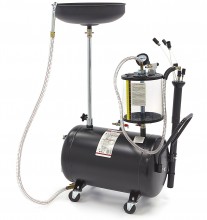 HBM 70 Liter Olieopvangsysteem / Olie Afzuiger Extra Laag, 8 Bar, 10 L Oliecapaciteit