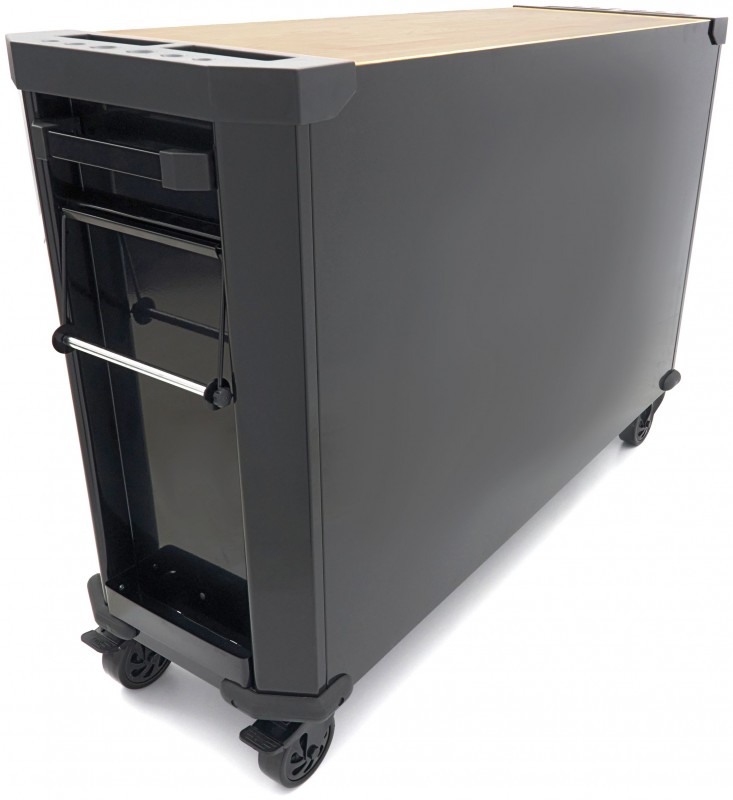 HBM gereedschapswagen 10 laden 147 cm zwart met werkblad, slot, deur, 4 wielen, 450 kg
HBM gereedschapswagen 10 laden 147 cm zwart met werkblad, slot, deur, 4 wielen, 450 kg