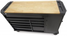 HBM gereedschapswagen 10 laden 147 cm zwart met werkblad, slot, deur, 4 wielen, 450 kg
HBM gereedschapswagen 10 laden 147 cm zwart met werkblad, slot, deur, 4 wielen, 450 kg