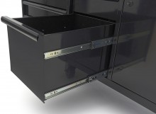 HBM gereedschapswagen 10 laden 147 cm zwart met werkblad, slot, deur, 4 wielen, 450 kg
HBM gereedschapswagen 10 laden 147 cm zwart met werkblad, slot, deur, 4 wielen, 450 kg