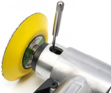 HBM 70 mm mini luchtpolijstmachine van aluminium voor metaal, 0,78 kg, 21 x 10 cm