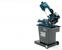 HBM metaallintzaag 5 inch 750 W met koelinstallatie, 24-55 m/min, 230 V
