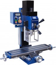 HBM BF 25 freesmachine 750 W 230 V MT3, boorcapaciteit 25 mm, 500 mm langsverplaatsing, voor metaal
