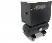 HBM Schroefcompressor 5 pk met 160 liter luchttank