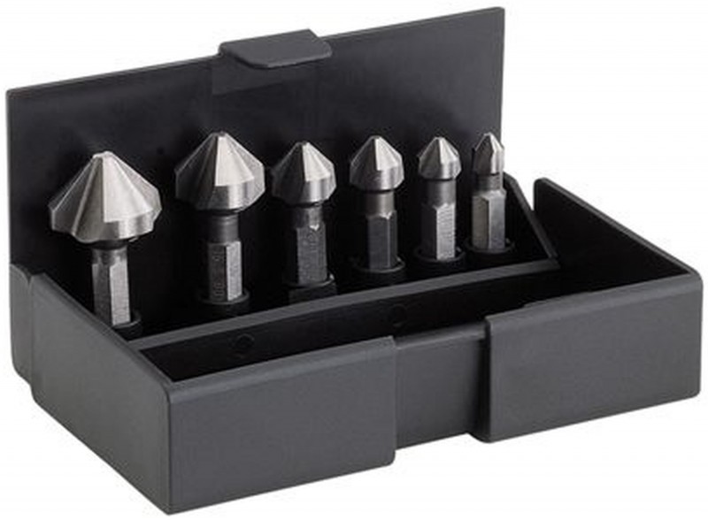Volkel verzinker set 6-delig 6,3-20,5 mm