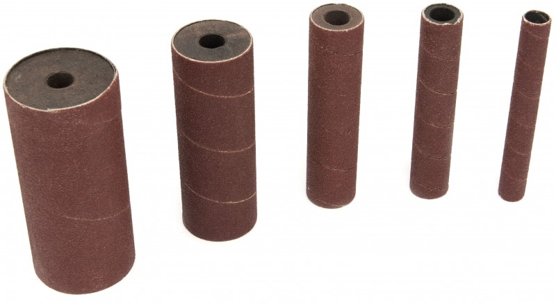HBM Schuurdrumset 5-delig Korrel 80 voor Oscillerende Bandschuurmachine