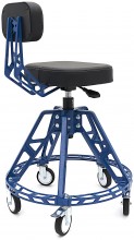 HBM heavy duty kruk met leuning, verrijdbaar, verstelbaar, 5 wielen, draagvermogen 180 kg, hoogte 760 mm HBM heavy duty kruk met leuning, verrijdbaar, verstelbaar, 5 wielen, draagvermogen 180 kg, hoogte 760 mm