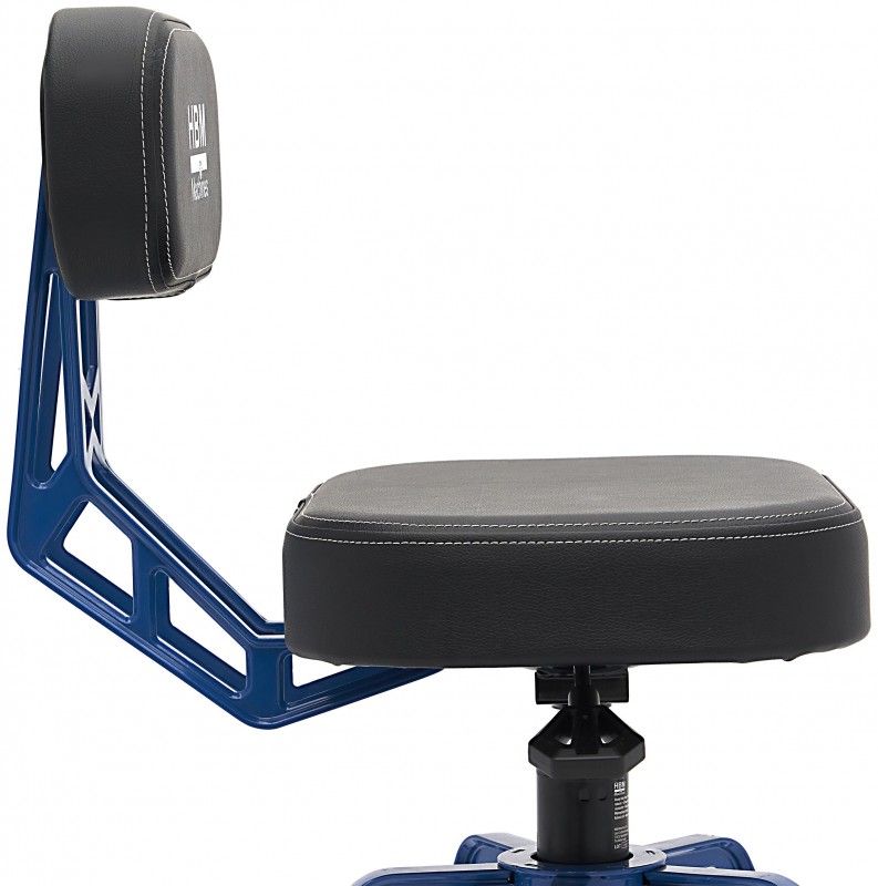 HBM heavy duty kruk met leuning, verrijdbaar, verstelbaar, 5 wielen, draagvermogen 180 kg, hoogte 760 mm HBM heavy duty kruk met leuning, verrijdbaar, verstelbaar, 5 wielen, draagvermogen 180 kg, hoogte 760 mm