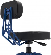 HBM heavy duty kruk met leuning, verrijdbaar, verstelbaar, 5 wielen, draagvermogen 180 kg, hoogte 760 mm HBM heavy duty kruk met leuning, verrijdbaar, verstelbaar, 5 wielen, draagvermogen 180 kg, hoogte 760 mm