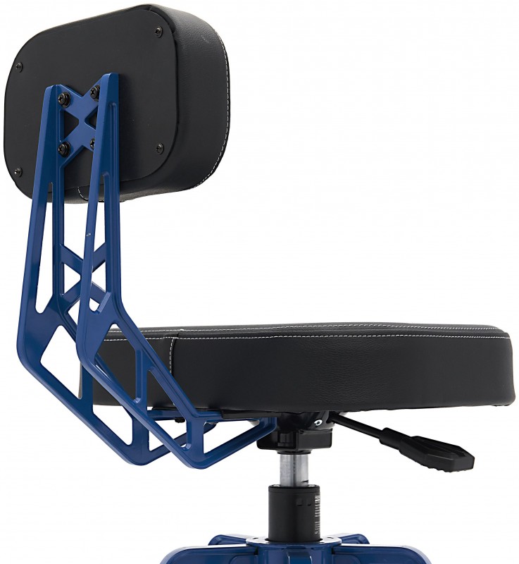 HBM heavy duty kruk met leuning, verrijdbaar, verstelbaar, 5 wielen, draagvermogen 180 kg, hoogte 760 mm HBM heavy duty kruk met leuning, verrijdbaar, verstelbaar, 5 wielen, draagvermogen 180 kg, hoogte 760 mm