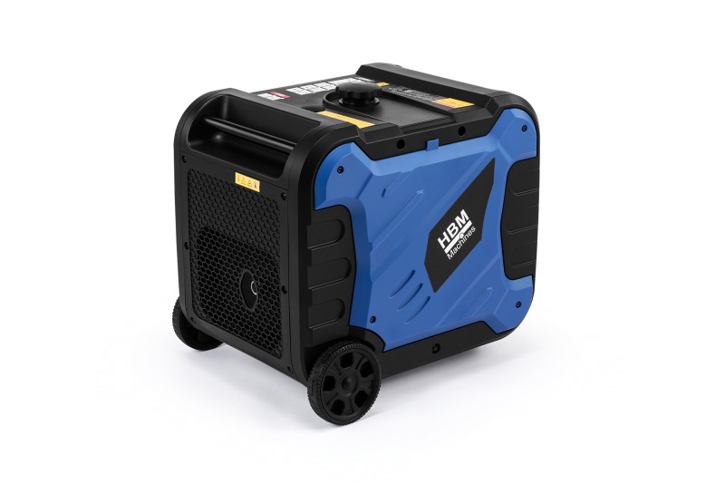 HBM inverter generator 327 cc benzinmotor 230V 6500W elektrisk start, kørtbar, 3 stikkontakter, USB-A/USB-C HBM inverter generator 327 cc benzinmotor 230V 6500W elektrisk start, kørtbar, 3 stikkontakter, USB-A/USB-C
