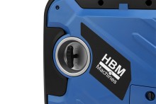 HBM inverter generator 327 cc benzinmotor 230V 6500W elektrisk start, kørtbar, 3 stikkontakter, USB-A/USB-C HBM inverter generator 327 cc benzinmotor 230V 6500W elektrisk start, kørtbar, 3 stikkontakter, USB-A/USB-C