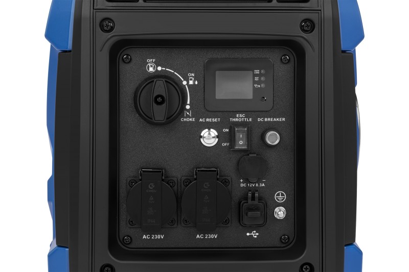 HBM inverter aggregaat 174 cc benzinemotor 230V 4200W, draagbaar, verrijdbaar, IP23M
HBM inverter aggregaat 174 cc benzinemotor 230V 4200W, draagbaar, verrijdbaar, IP23M