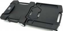 HBM verrijdbaar monteursbed 105 x 55 cm, 158 kg, 6 wielen