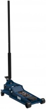 HBM pro garagekrik 2,5 ton, verrijdbaar, aluminium, rood, 48 cm