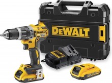 DeWalt DCD796D2-QW akku boremaskine 18V XR Li-ion 2Ah 70 Nm 2000 rpm med belysning og kuffert. DeWalt DCD796D2-QW akku boremaskine 18V XR Li-ion 2Ah 70 Nm 2000 rpm med belysning og kuffert.