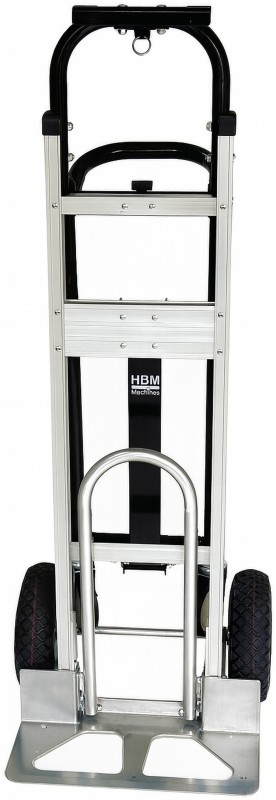 HBM opvouwbare aluminium steekwagen 3-in-1 transportwagen en dolly, inklapbaar, 4 wielen, 350 kg
