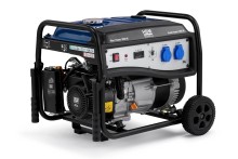 HBM aggregat 223 cc benzingenerator 230V 3,8 kW, 4-takt OHV, trækstart, 2 stikkontakter, transportabel HBM aggregat 223 cc benzingenerator 230V 3,8 kW, 4-takt OHV, trækstart, 2 stikkontakter, transportabel
