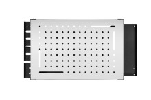 HBM verrijdbare lastafel 81 x 52 cm, 87 cm hoog, verzinkt werkblad, 4 zwenkwielen met rem, 21 kg