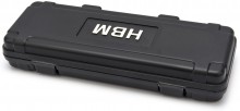 HBM 10-delige diepe krachtdoppenset 1/2 inch metrische zeskant met opbergkoffer
