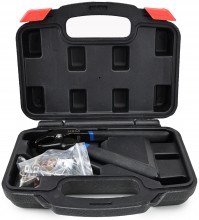 HBM klemtangset 11-delig met opbergkoffer, chroom-vanadiumstaal, zwart, 0,85 kg