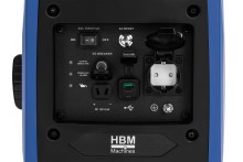 HBM inverter aggregaat 79,7 cc benzinemotor 230V 2000W draagbaar 1-fase IP23M USB-A/USB-C
