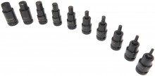 HBM 14-delige krachtdoppenset 1/2 inch chromevanadium met opbergkoffer