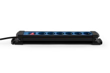 HBM stekkerblok 6-voudig IP20 1,5 m 6 stopcontacten
