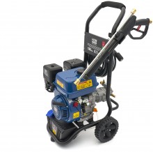 HBM benzine hogedrukreiniger 186 bar 8,7 l/min 196 cc 4-takt trekstart 7,6 m slang
