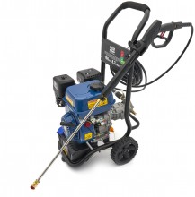 HBM benzine hogedrukreiniger 186 bar 8,7 l/min 196 cc 4-takt trekstart 7,6 m slang
