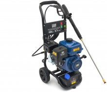 HBM benzine hogedrukreiniger 186 bar 8,7 l/min 196 cc 4-takt trekstart 7,6 m slang
