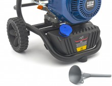 HBM benzine hogedrukreiniger 186 bar 8,7 l/min 196 cc 4-takt trekstart 7,6 m slang
