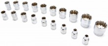 HBM 1/2 inch Multilock Doppenset 19-delig 8 tot 32 mm