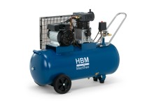 HBM snaaraangedreven compressor 100 liter