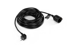 HBM verlengsnoer H05VV-F 3G1.5mm² 15m IP20 1-voudig