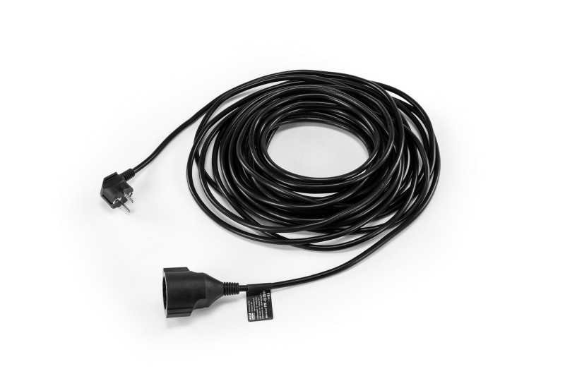 HBM verlengsnoer H05VV-F 3G1.5mm² 15m IP20 1-voudig HBM verlengsnoer H05VV-F 3G1.5mm² 15m IP20 1-voudig
