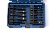 HBM 26-delige impact schroefbitset en dopsleutelset met HEX-opname
