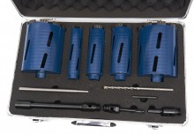 HBM Diamantborenset 11-delig 38 / 52 / 65 / 117 / 127 mm