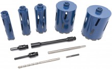 HBM Diamantborenset 11-delig 38 / 52 / 65 / 117 / 127 mm
