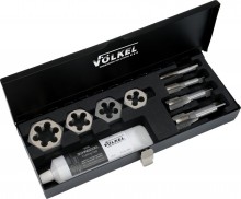 Volkel Sanitetsæt G 1/4 - 3/4 inch, 9-delt. Volkel Sanitetsæt G 1/4 - 3/4 inch, 9-delt.