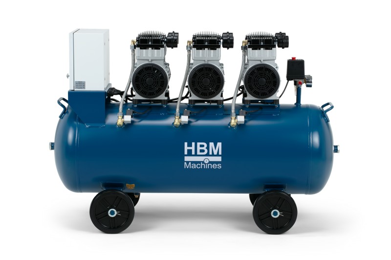 HBM stille compressor, 6PK, 150 liter