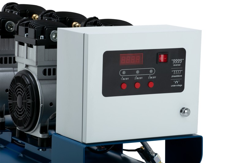 HBM stille compressor, 6PK, 150 liter