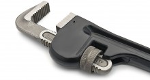 HBM eenhand pijptang, buistang, 90 graden