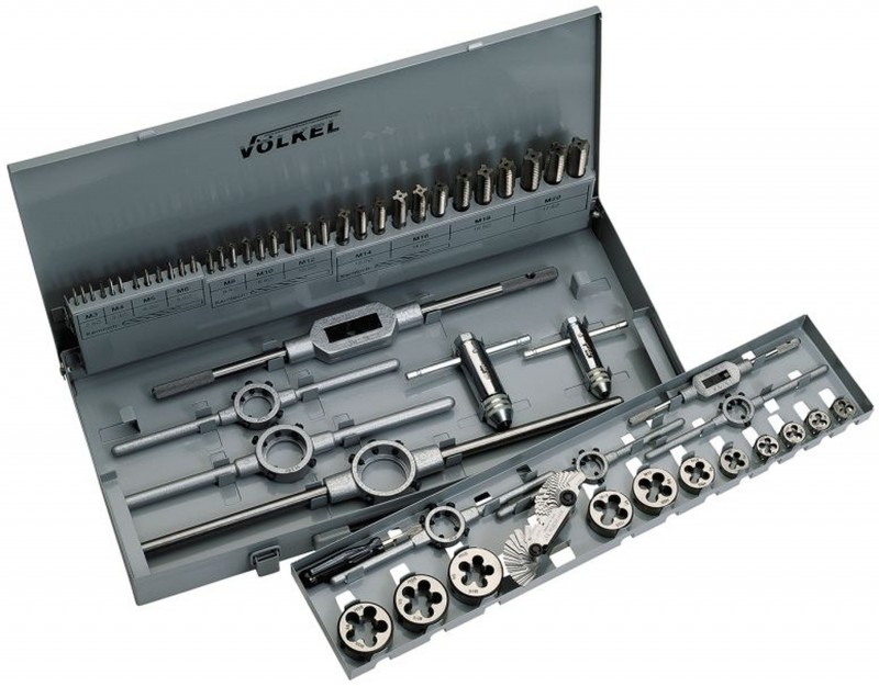 Volkel handtap en draadsnijset P.V.2 M3 - 20, 54 delig Volkel handtap en draadsnijset P.V.2 M3 - 20, 54 delig