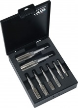 Volkel handtap-set, UNC 1/4 - 3/4 inch, 8 delig