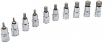HBM inbus doppenset, 1/2 inch, 10 delig