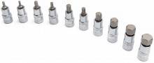 HBM inbus doppenset, 1/2 inch, 10 delig
