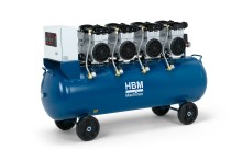 HBM stille compressor, 8PK, 200 liter