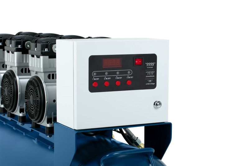 HBM stille compressor, 8PK, 200 liter