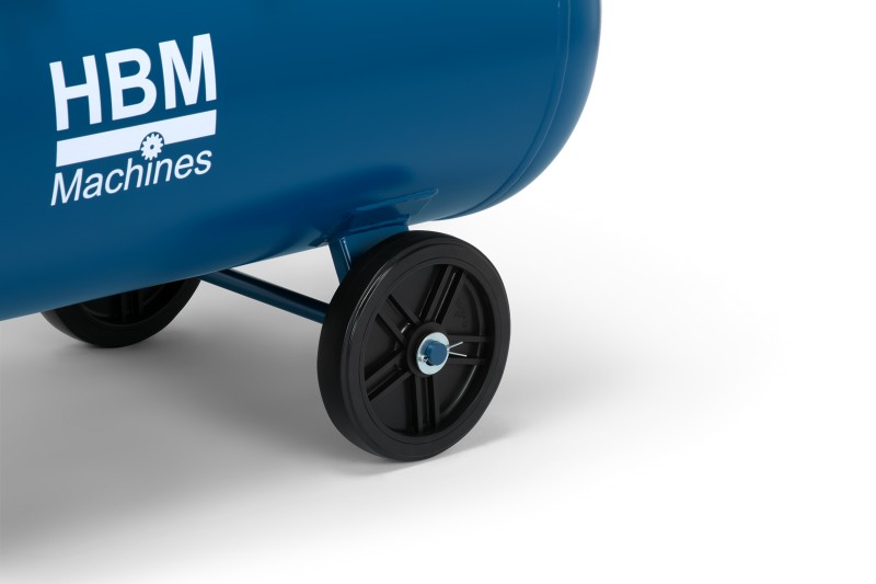 HBM stille compressor, 8PK, 200 liter